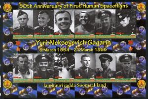 Somaliland 2011 50th Anniversary of First Human Space Fli...