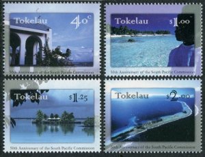 Tokelau  243-246, MNH. Mi 249-252. South Pacific Commission,1977. Church, Atoll.