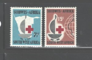 SOUTH WEST AFRICA 1963  RED CROSS  #295 - 296  MNH