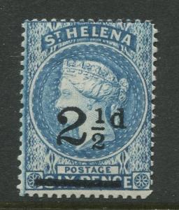 St.Helena - Scott 47 - QV Overprint -1893 - MNH - Single 2.1/2p on a 6p Stamp