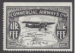 Canada #CL48 Mint single, semi official airmail, Commercial Airways Limited