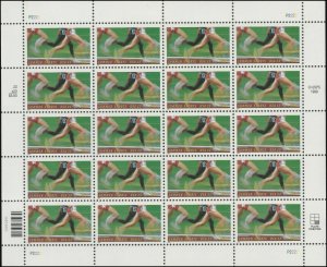 US 3397 Summer Sports 33c sheet P2222 (20 stamps) MNH 2000