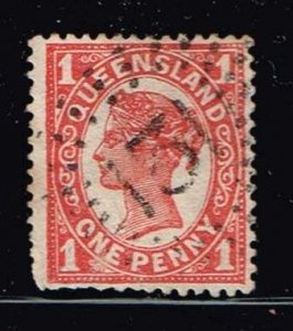 Queensland 1907,Sc.#131 used, Queen Victoria (1819-1901)