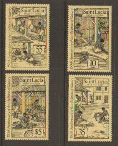 St Lucia #706-9 MNH