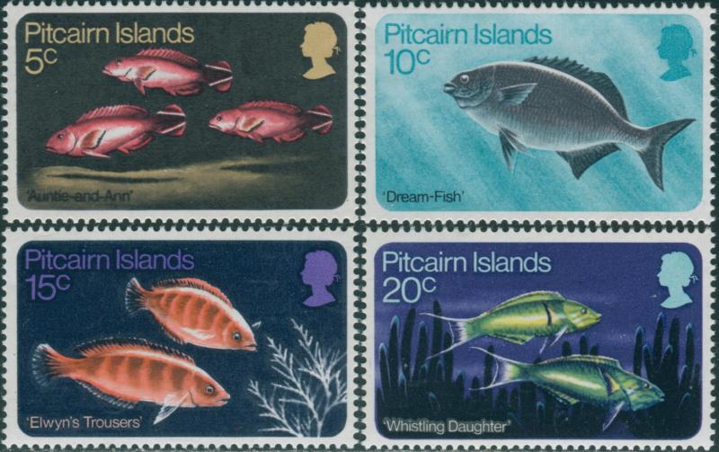 Pitcairn Islands 1970 SG111-114 Fish set MNH