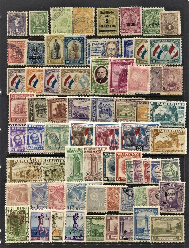 STAMP STATION PERTH Paraguay #71 Mint / Used Selection - Unchecked