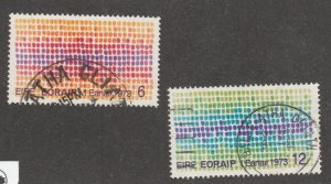 Ireland, Scott#327-28,  used, pair of stamps,entry into european community #m033