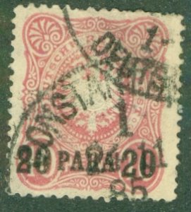 GERMANY OFFICE IN TURKEY 2 USED (RL) 3116 CV $75.00 BIN $25.00