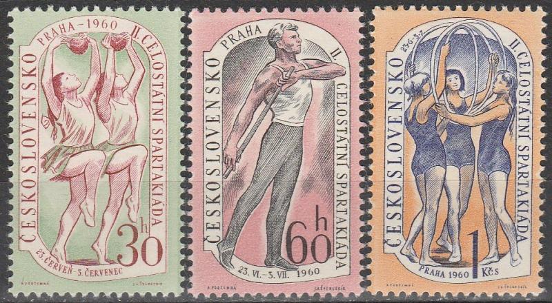 Czechoslovakia #958-60  MNH  (K607)