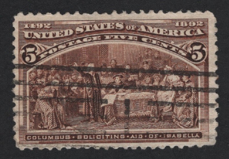 United States USED Scott Number 234   F-VF  #M8   -  BARNEYS