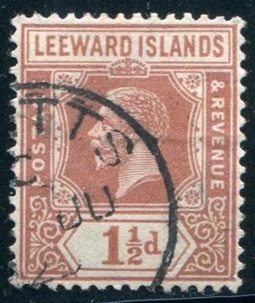 Leeward Islands Sc#66 Used (Li)