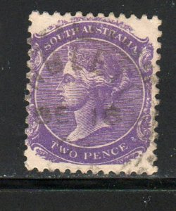 AUSTRALIA-SOUTH AUSTRALIA  #117  1899    2p  QUEEN VICTORIA   F-VF  USED   b