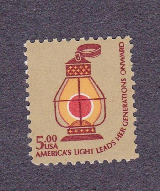 Single Sta,p $5.00 Lamp US 1612