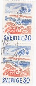 Sweden -1967 Angelia Plant on Coast 30ore  Pair used- SG 540