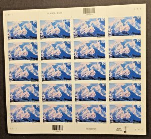 US, C137, MOUNT MCKINLEY, MNH VF FULL SHEET, AIRMAIL