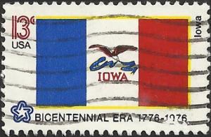 # 1661 USED STATE FLAG IOWA