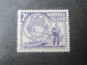 Norfolk Island 1956 Sc 20 MNH