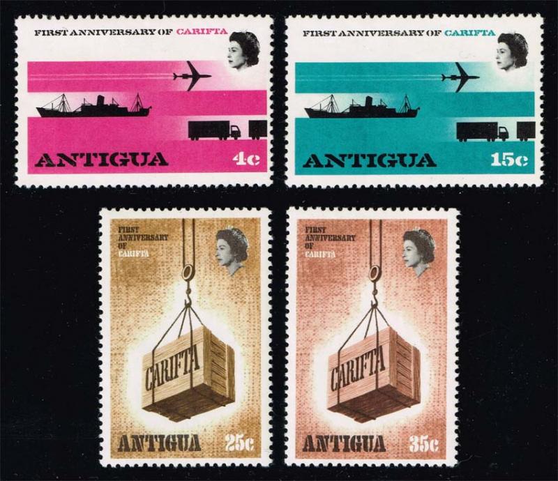 Antigua #217-220 Free Trade Area Set of 4; Unused (1.00)