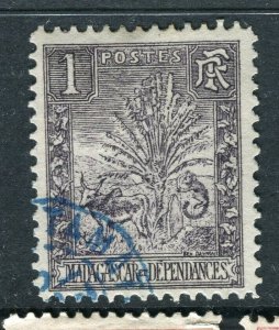 FRENCH COLONIES; MADAGASCAR 1903 Lemur issue fine used 1c. value