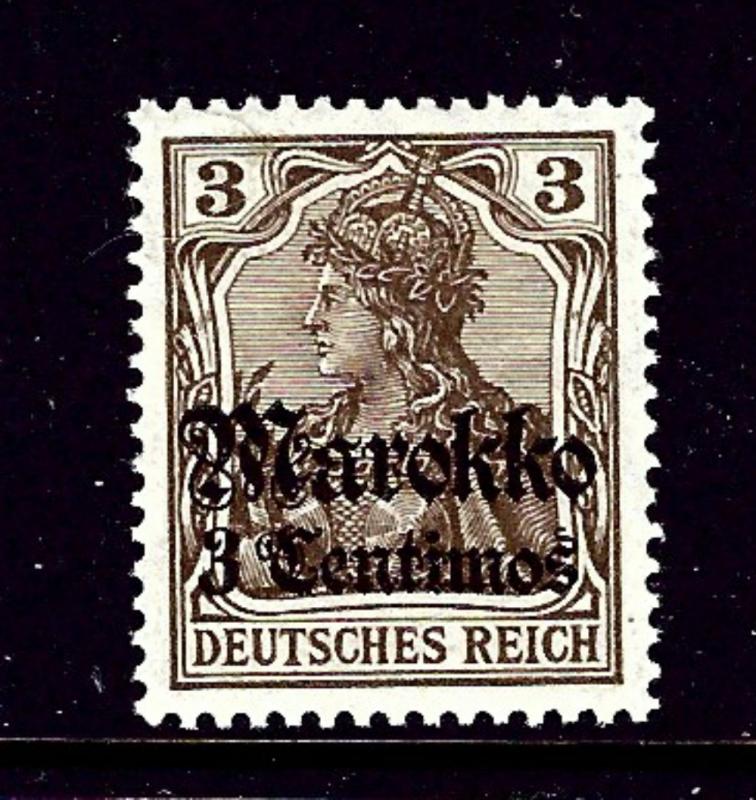 Germany-Offices in Morocco 20 MH 1905 overprint