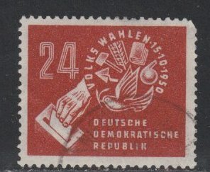 Germany DDR # 70, Election of 1980, Used, 1/2 Cat.