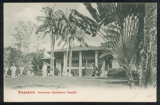 SINGAPORE c1910 postcard European Residence Tanglin, fine unused...........89877