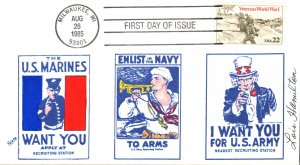 #2154 World War I Veterans Ham FDC