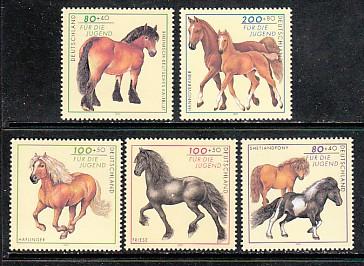 Germany Horses B813-7 MNH VF