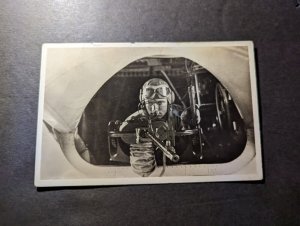 1939 Censored Germany RPPC Postcard Cover Reppen to Badenbach