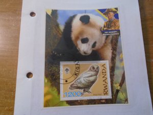 Rwanda  Bird/Panda used