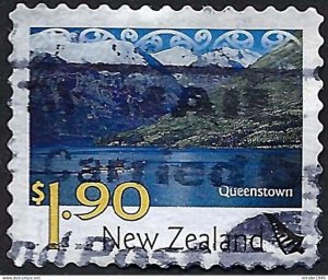 NEW ZEALAND 2010 QEII $1.90 Multicoloured, Scenic-Queenstown Self Adhesive SG...