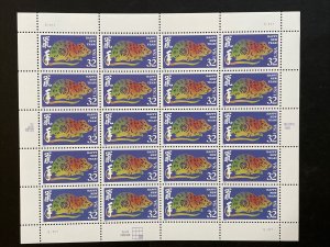 1996 postage stamp sheet Year of the Rat Sc# 3060 