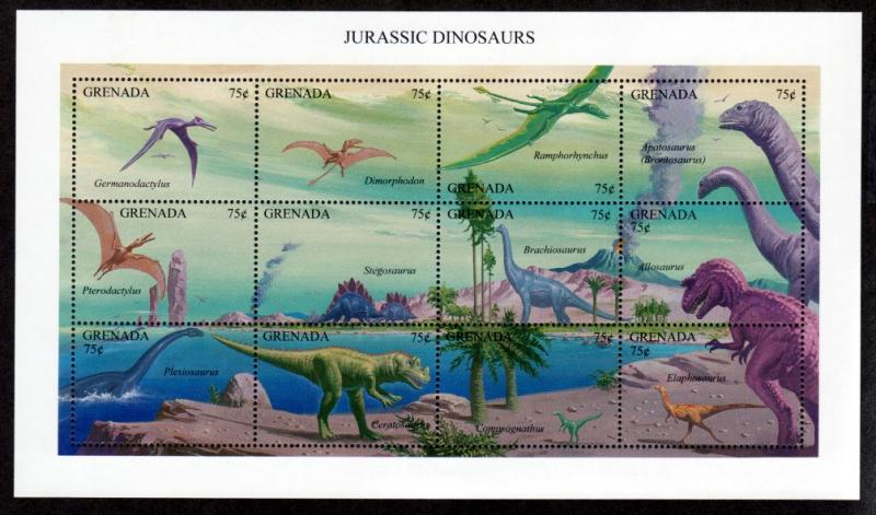 Grenada 2312 Mint NH Dinosaurs & Prehistorics!