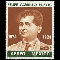 MEXICO 1974 - Scott# C435 Politician Carrillo Set of 1 NH