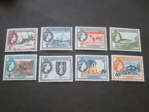 Virgin Islands 1956 Sc 115-21,124 MH