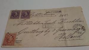 NETHERLANDS INDIES REGISTERED COVER 1880 $125