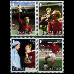 GIBRALTAR 2002 - Scott# 905-8 W.Cup Soccer Set of 4 NH