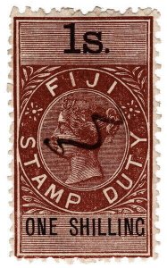 (I.B) Fiji Revenue : Stamp Duty 1/-