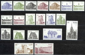 Ireland Sc# 537-556 MNH 1982-1990 Buildings