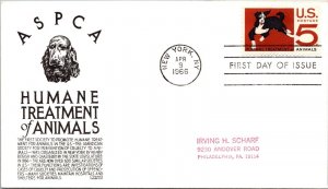 FDC 1966 SC #1307 Anderson Cachet - New York, NY - Single - F78163