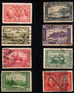 Vintage Canada Mini Value Pack Lot/8 Used Mixed Condition