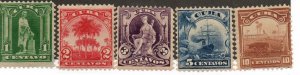 Cuba 227-231 Set Mint Hinged