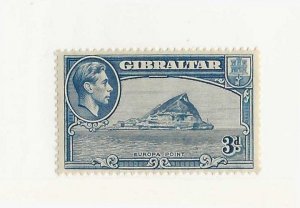 Gibraltar Sc #111b 3p blue perf 13 1/2 NH VF