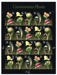 3531A, P. O. FRESH PANE of TWENTY, nice, **XF**, MINT NH