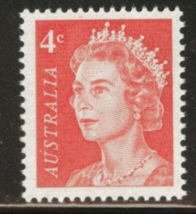 AUSTRALIA Scott 397 MNH** QE2 4p stamp 1966 CV$0.25