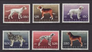 Yugoslavia Dogs 1026-1031 MNH VF