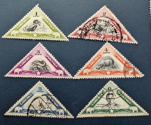 Liberia 271-6,  1937 Fauna, full set