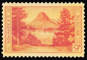 U.S. Scott # 748, 1934, 9¢, PSE Cert, F-VF 75, Mint, OGnh, Red Orange