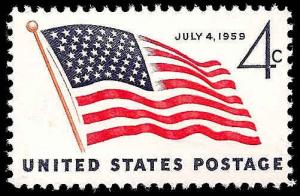 # 1132 MINT NEVER HINGED 49 STAR FLAG