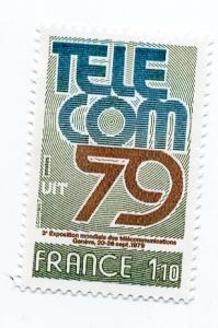France-Scott's # 1657 Telecom 1979 - MNH